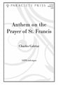Anthem on the Prayer of Saint Francis SATB choral sheet music cover
